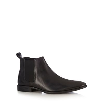 J by Jasper Conran Designer black chelsea boots